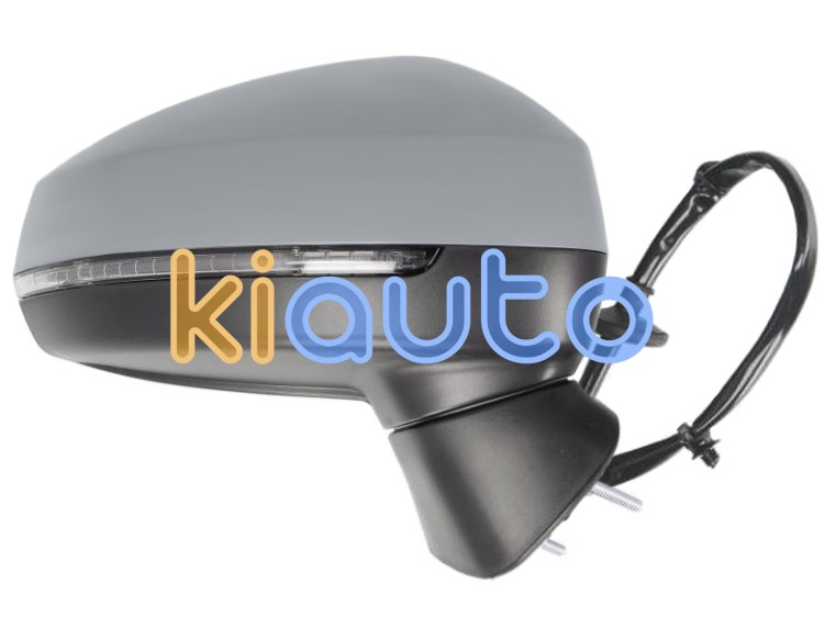 Rétroviseur audi a3 2012-2016 3/5 portes / éléctrique / chauffant / feu clignotant / rabattable éléctriquement / side assist / mémoire / avec appret / droit OE 8V1857410G9B9 / 8V1857410AA9B9 / 8V1857410G9B9