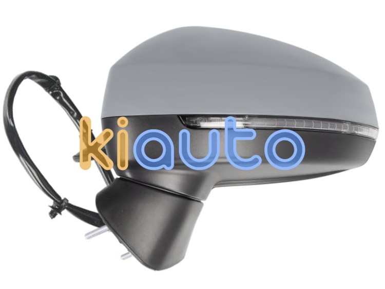 Rétroviseur audi a3 2012-2016 3/5 portes / éléctrique / chauffant / feu clignotant / rabattable éléctriquement / side assist / avec appret / gauche OE 8V1857409G9B9 / 8V1857409AA9B9