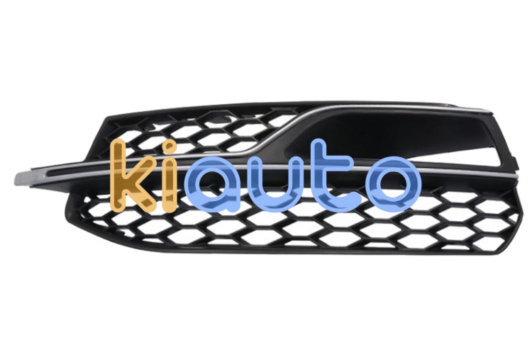 Grille audi a3 2012-2016 3/4/5 portes / cabriolet / modèle s3 / pare-chocs avant / moulure gris argent / gauche OE 8V3807681Q
