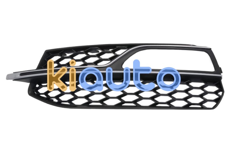 Grille audi a3 2012-2016 3/4/5 portes / cabriolet / modèle s3 / pare-chocs avant / avec antibrouillard / moulure gris argent / gauche OE 8V3807681QBMT