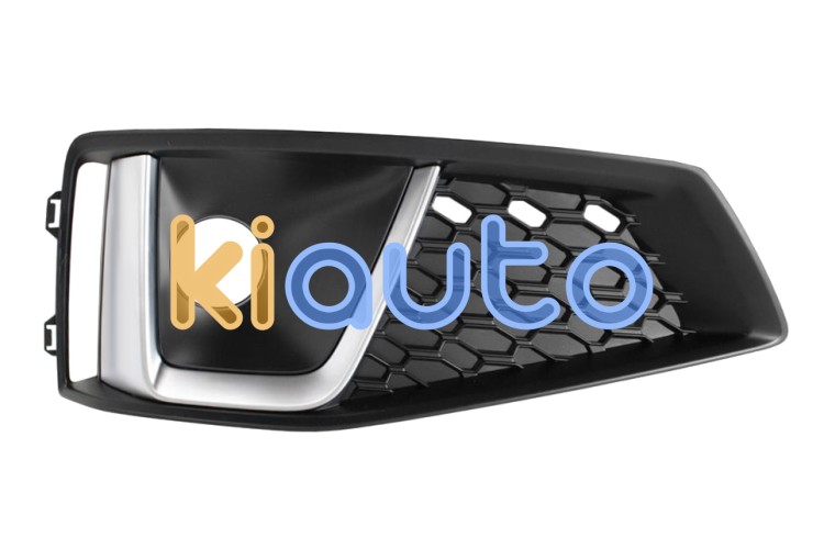 Grille audi a4 2018-2019 pare-chocs avant / modèle s-line / avec antibrouillard / moulure gris argent / droite OE 8W0807682ASAP6
