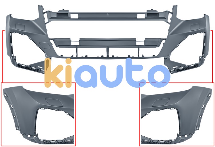 Pare-chocs audi q2 2020-> avant / avec lavephares / avec appret OE 81A807065GRU