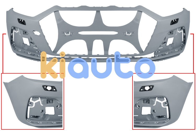 Pare-chocs audi a1 2018-> avant / avec lavephares / avec appret OE 82A807065CGRU