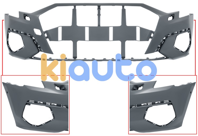 Pare-chocs audi a3 2020-2024 avant / avec lavephares / avec 2 capteur / avec park assist / avec appret OE 8Y0807065AGRU