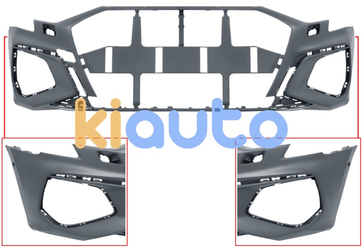 Pare-chocs audi a3 2020-2024 avant / modèle s-line / avec lavephares / avec 2 capteur / avec park assist / avec appret OE 8Y0807065CGRU