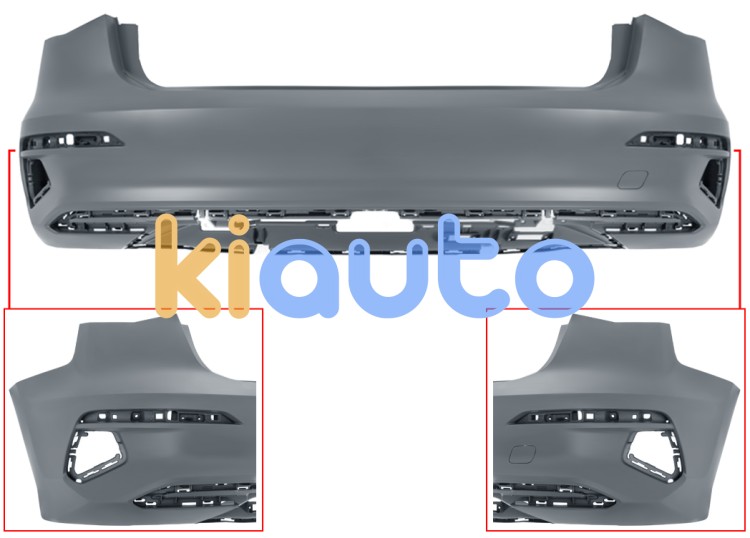 Pare-chocs audi a3 2020-2024 arrière / 5 portes / avec appret OE 8Y4807067GRU