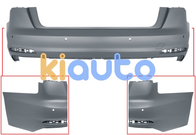 Pare-chocs audi a6 2019-2023 arrière / sedan / avec capteur / avec appret OE 4K5807067AGRU