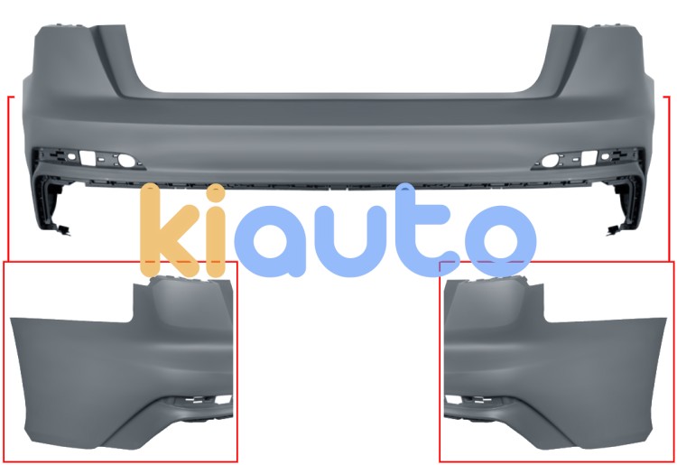 Pare-chocs audi a6 2019-2023 arrière / sedan / modèle s-line / avec appret OE 4K5807067CGRU