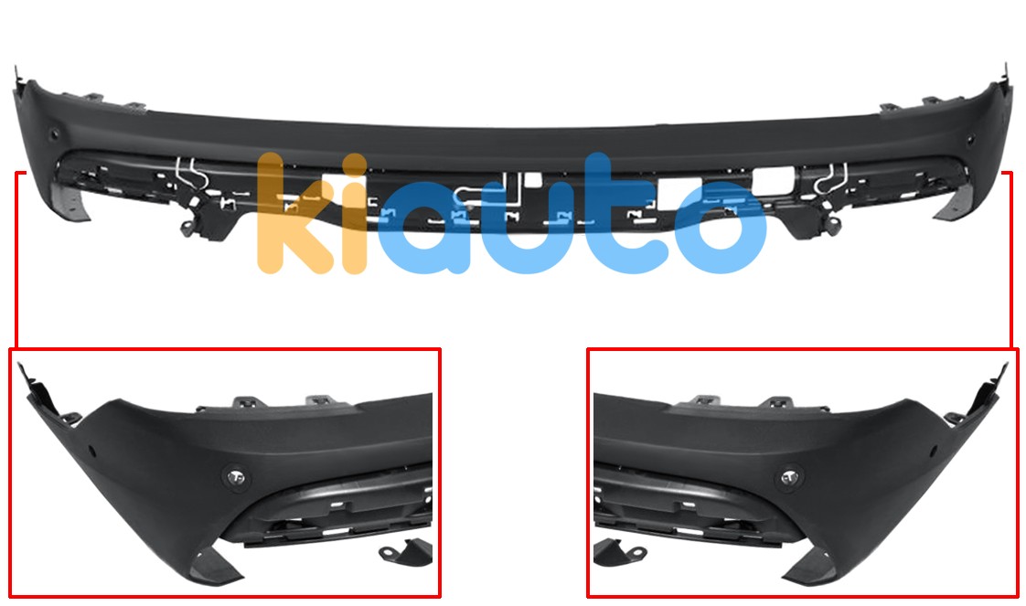 Pare-chocs bmw x5 (g05) 2018-2023 arrière / supérieur / avec park assist / avec appret OE 51128498991