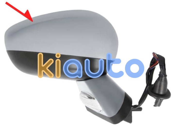 Rétroviseur citroen c4 2011-2018 éléctrique / base avec appret / chauffant / feu de sol / rabattable éléctriquement / mémoire / side assist / avec sonde / coque avec appret / droit OE 1608534380