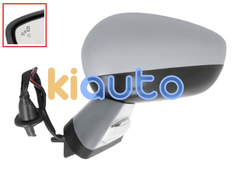 Rétroviseur citroen ds4 2011-2011 éléctrique / base avec appret / chauffant / feu de sol / rabattable éléctriquement / mémoire / side assist / coque avec appret / gauche OE 1607032080 / 8154SQ