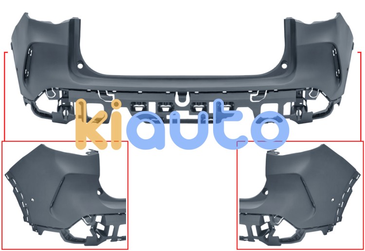 Pare-chocs citroen c4 2020-> arrière / avec 2 capteur / avec appret  OE 983533481T