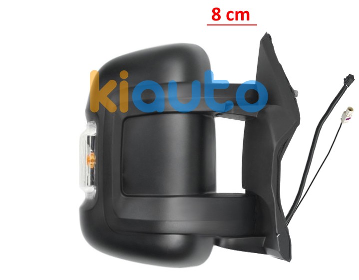 154PF / 1611711680 | Rétroviseur FIAT Ducato 2014-2025 Droit Rétroviseur fiat ducato 2014-> bras 8cm / éléctrique / chauffant / feu clignotant orange (w16w) / 2 verres / antenne / droit OE 154PF / 1611711680 / 8154FK