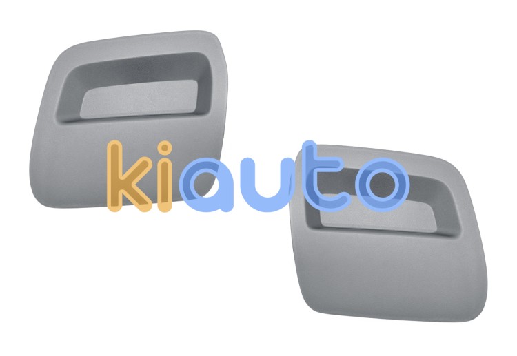 Couvres crochet dacia duster 2018-2022 pare-chocs avant / gris argent / kit / gauche+droit OE 511806505R