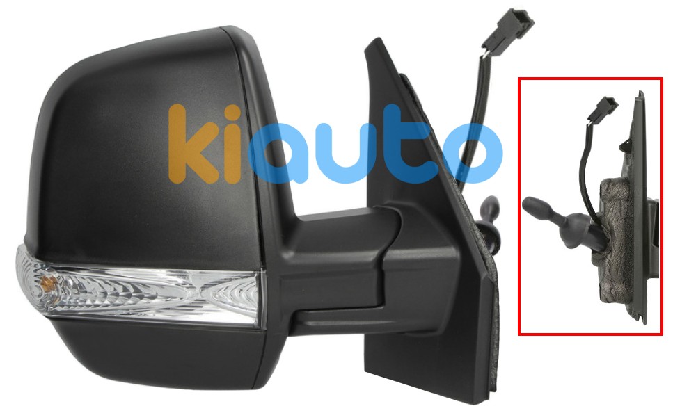 Rétroviseur fiat doblo 2015-2022 cargo / mecanique / feu clignotant / avec sonde / droit OE 0735497926 / 735497926