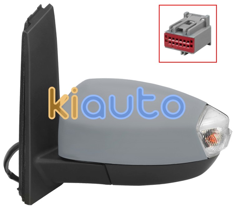 Rétroviseur ford c-max 2015-2021 éléctrique / chauffant / feu de sol / rabattable éléctriquement / side assist / avec appret / gauche OE 1500040 / 2063584 / 2057115