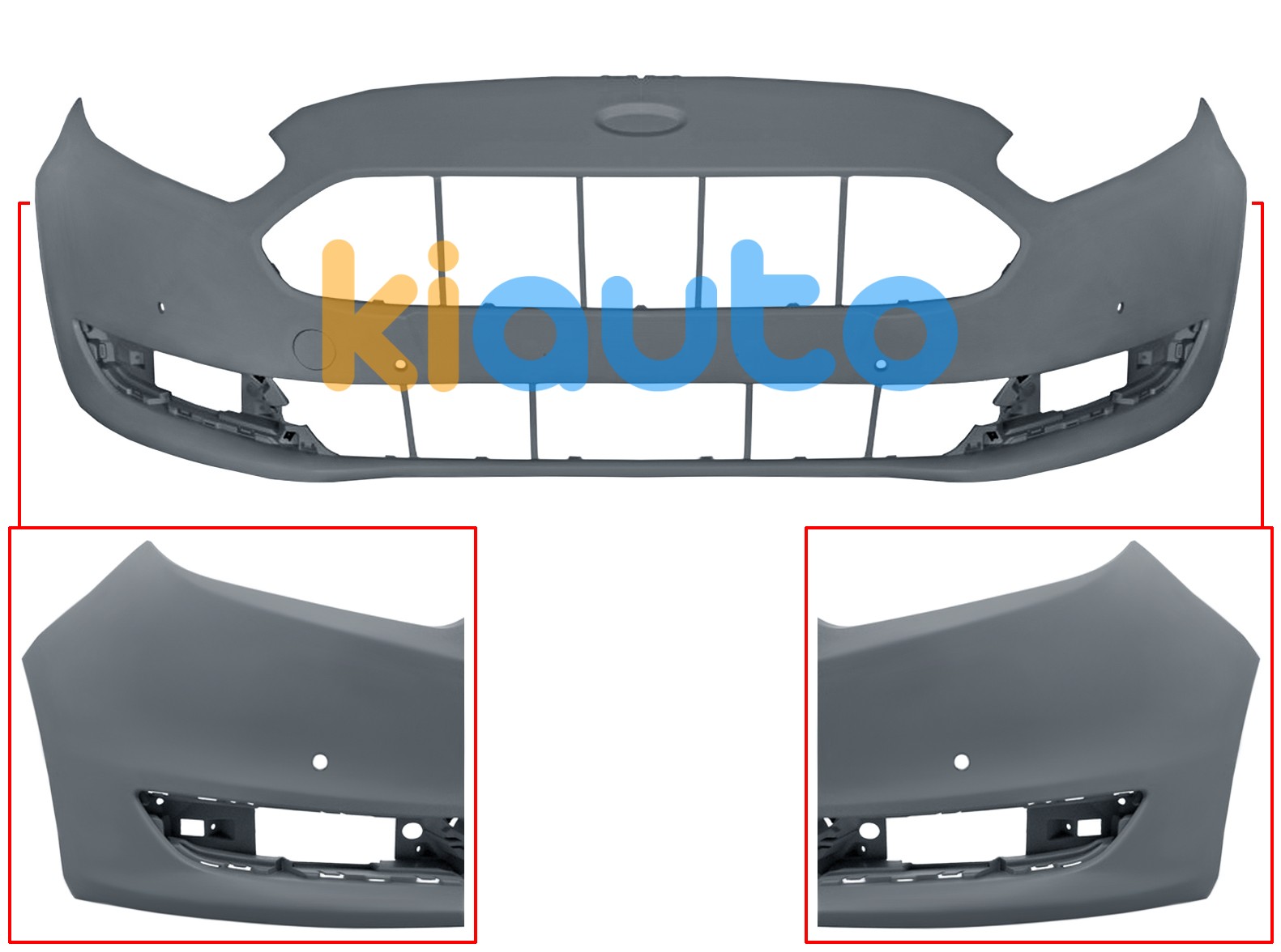 Pare-chocs ford galaxy 2015-2019 avant / avec 4 capteur / avec appret OE 1946204