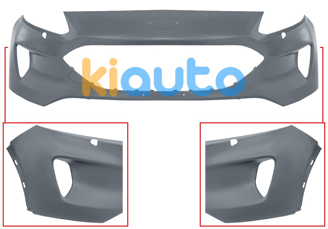 Pare-chocs ford kuga 2019-2024 avant / avec lavephares / avec appret OE 2456430