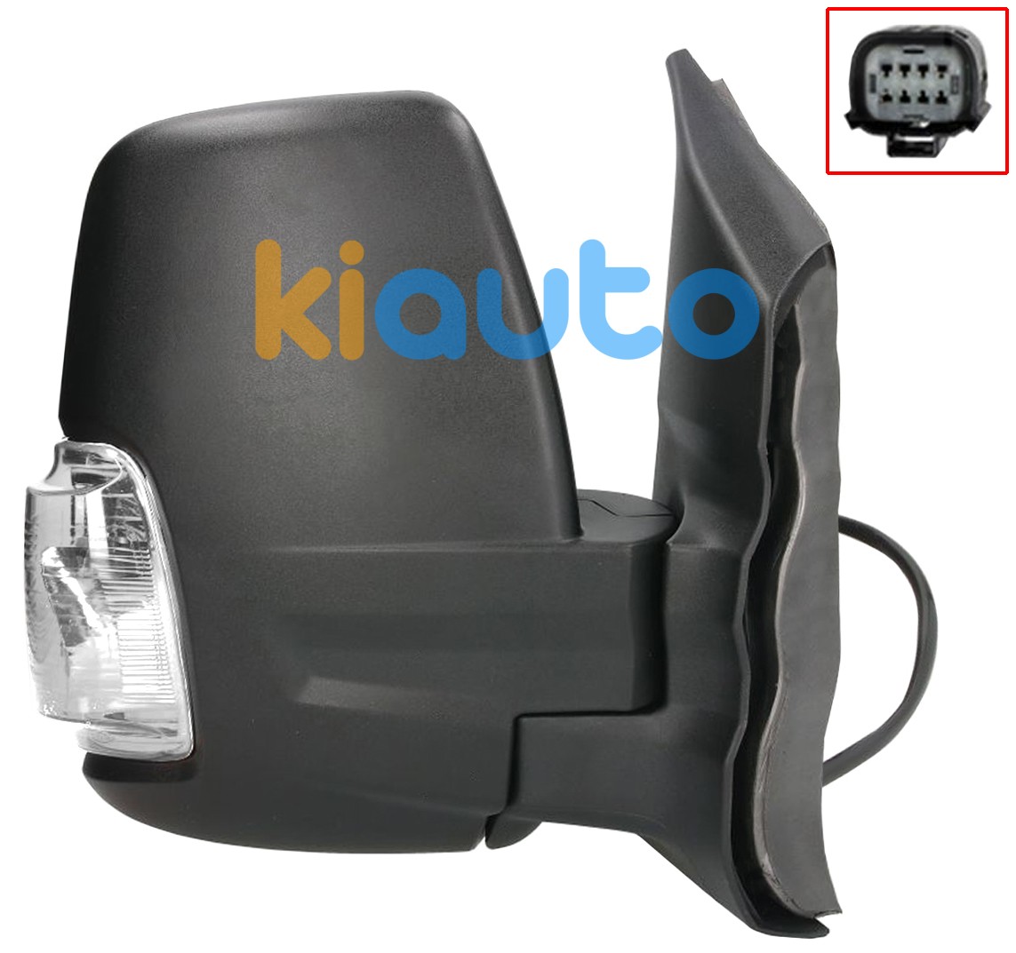 1932580 / 1911130 / 1823995 / BK3117K740AB / 1823808 / BK3117K746AA / 1847389 / BK3113B382AB / 1823998 / BK3113B382AA | 1932580 / 1911130 / 1823995 / BK3117K740AB / 1823808 / BK3117K746AA | Rétroviseur ford transit 2013-2019 bras court / éléctrique / chauffant / rabattable éléctriquement / feu clignotant blanc (wy5w) / droit