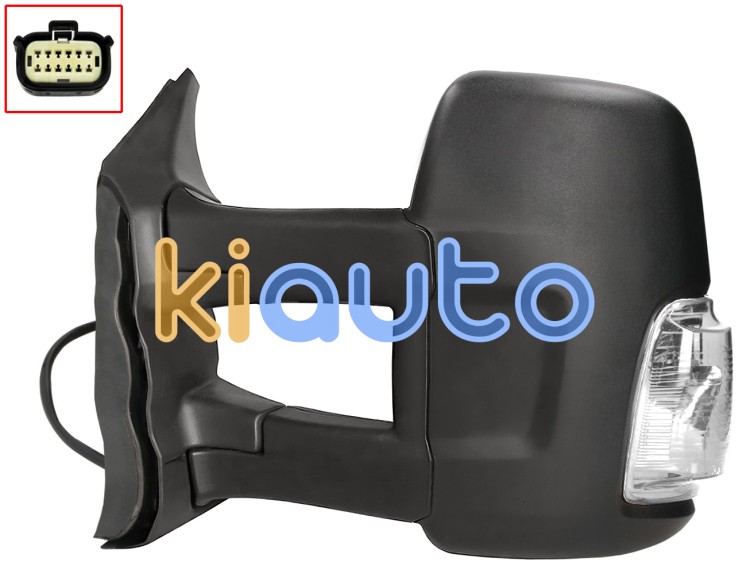 Rétroviseur ford transit 2019-> bras long / éléctrique / chauffant / feu clignotant blanc (wy16w) / gauche OE 2366812