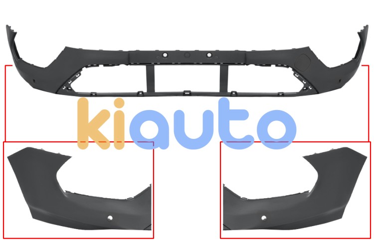 Pare-chocs ford tourneo custom 2018-2023 avant / inférieur / avec capteur / avec appret OE 2292596 / JK21R17757FCPRAA