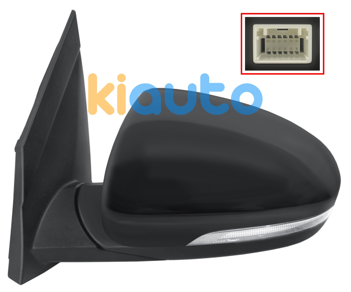 Rétroviseur hyundai tucson 2015-2018 éléctrique / chauffant / feu clignotant / feu de sol / rabattable éléctriquement / side assist / gauche OE 87610-TL110 / 87610-D7050