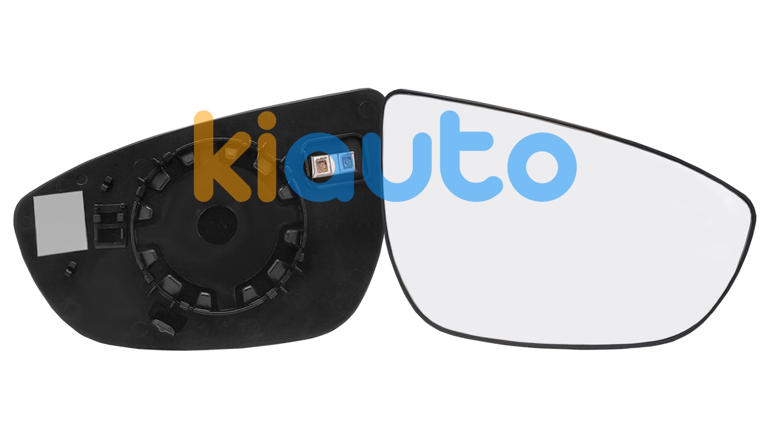 87621Q0010 / 8762-1Q0010 | 87621Q0010 / 8762-1Q0010 | Verre de rétroviseur hyundai bayon 2021-> avec support / chauffant / convexe / droit