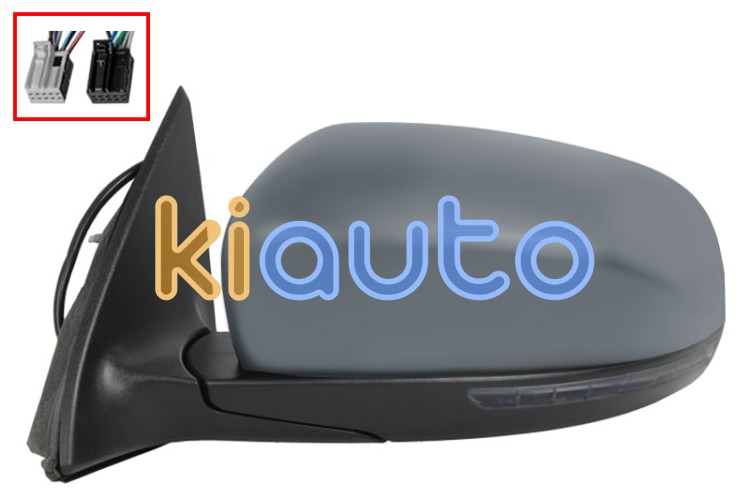 Rétroviseur jeep cherokee 2013-2018 éléctrique / chauffant / feu clignotant / feu de sol / side assist / mémoire / avec appret / gauche OE 68325357AA