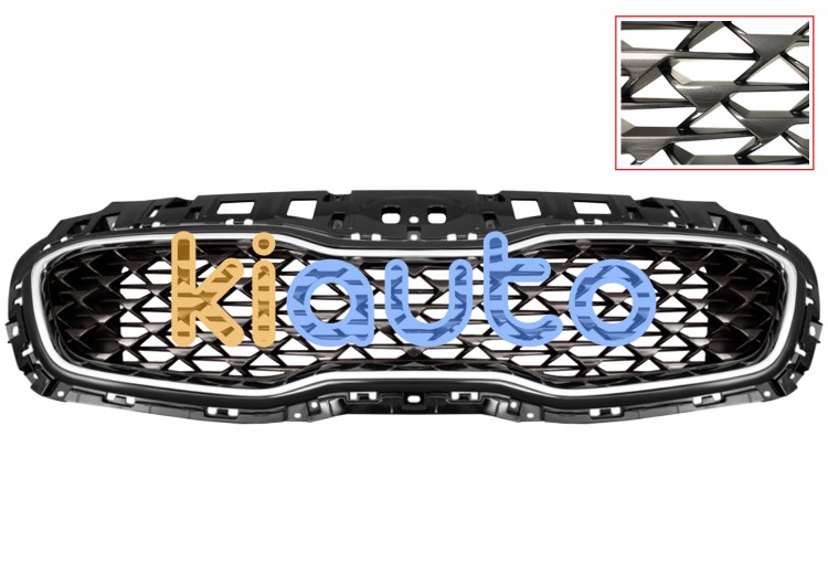 Grille kia sportage 2018-2021 face avant / avec contour chromé / noire brillante / modèle gt line OE 86350F1610