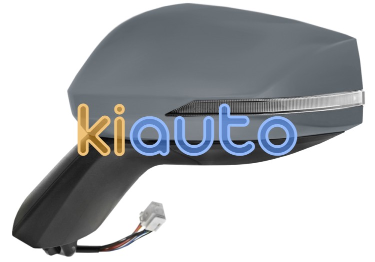Rétroviseur kia sportage 2021-> base avec noir texturé / éléctrique / chauffant / feu clignotant / rabattable éléctriquement / avec appret / gauche OE 87614-R2000 / 87616-R2000 / 87610-R2300