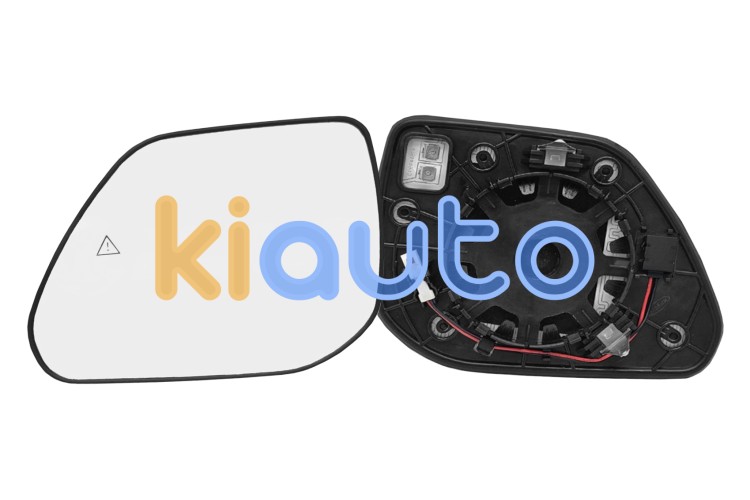 Verre de rétroviseur kia niro 2022-> avec support / chauffant / side assist / convexe / gauche  OE 87611AT030