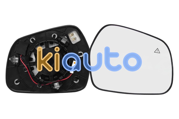 Verre de rétroviseur kia sorento 2020-2024 avec support / chauffant / side assist / convexe / droit OE 87621P2070 / 87621-P2070