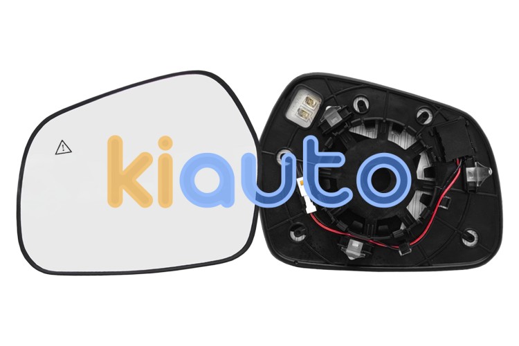 Verre de rétroviseur kia sorento 2020-2024 avec support / chauffant / side assist / convexe / gauche OE 87611P2070 / 87611-P2070