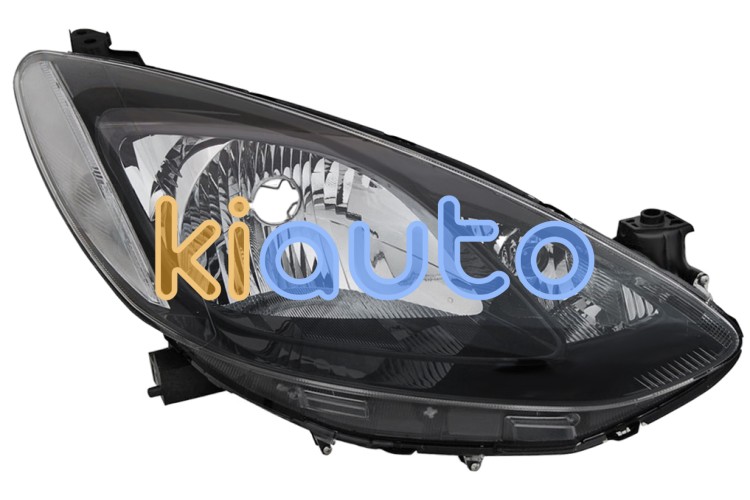 Phare avant mazda 2 2010-2014 base noire / avec moteur / droit OE DF71-51-0K0N / DF71-51-0K0D / DF71-51-0K0B