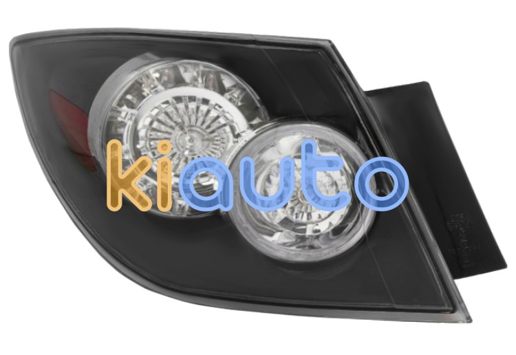 Feu arrière mazda 3 2007-2009 extérieur / 5 portes / base noire / led / gauche OE BP4S-51-180E / BP4S-51-160D / BP4S51180E