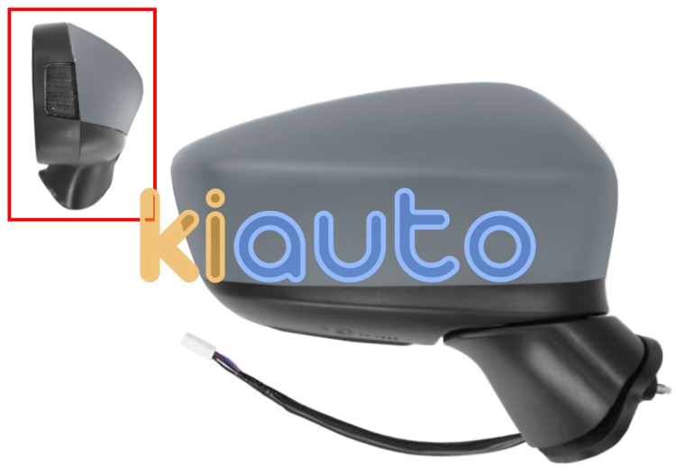 Rétroviseur mazda 3 2013-2017 éléctrique / chauffant / feu clignotant / rabattable éléctriquement / avec appret / droit OE BHS3-69-121D / BHS369121D