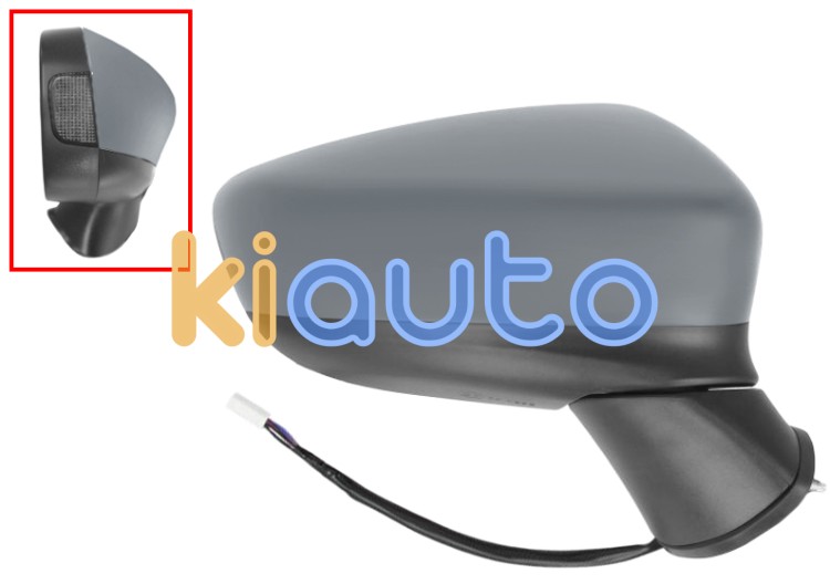 Rétroviseur mazda 6 2013-2016 éléctrique / chauffant / feu clignotant / avec appret / droit OE GHP9-69-121A / GHP9-69-121E