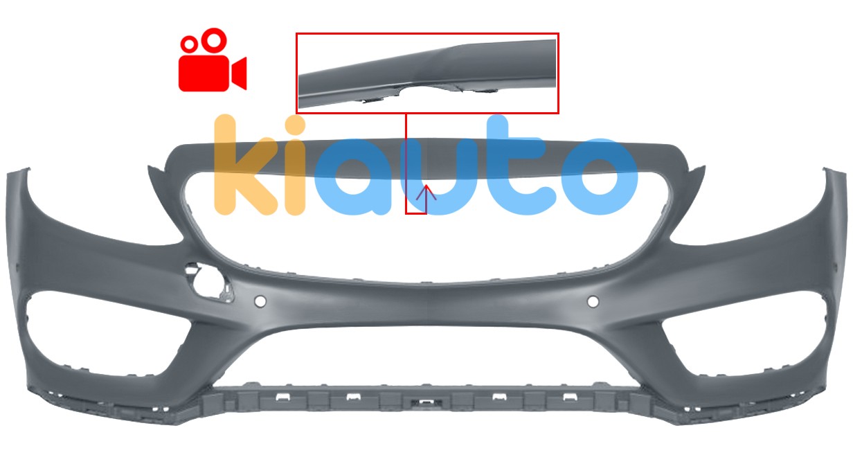 Pare-chocs mercedes clase c (w205) 2014-2018 avant / modèle amg / avec 6 capteur / avec caméra / avec appret OE A2058802040649999