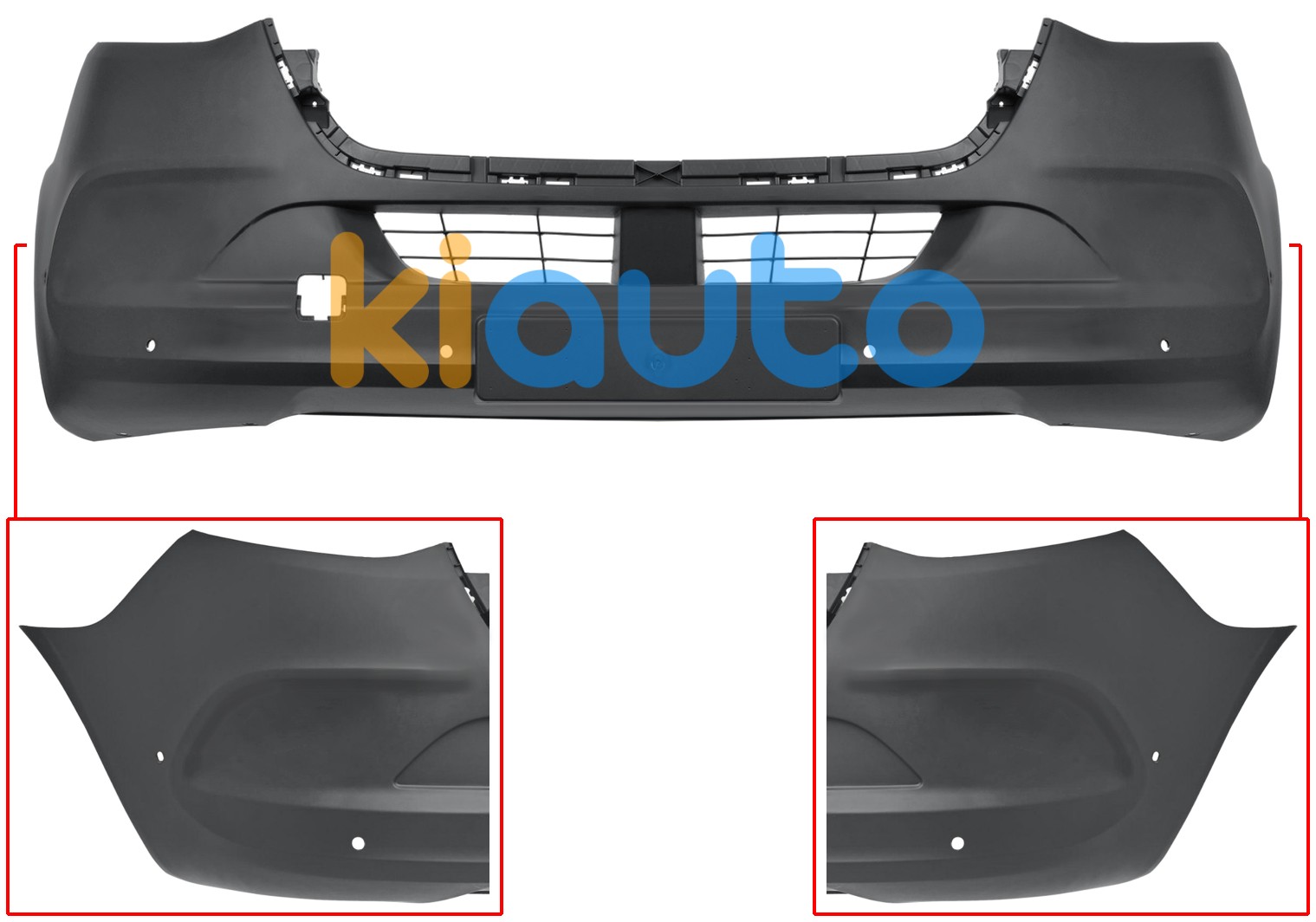 A91088582009K83 | Pare-chocs MERCEDES Sprinter 2018-2025 Avant Pare-chocs mercedes sprinter (907/910) 2018-> avant / avec 6 capteur / avec park assist OE A91088582009K83