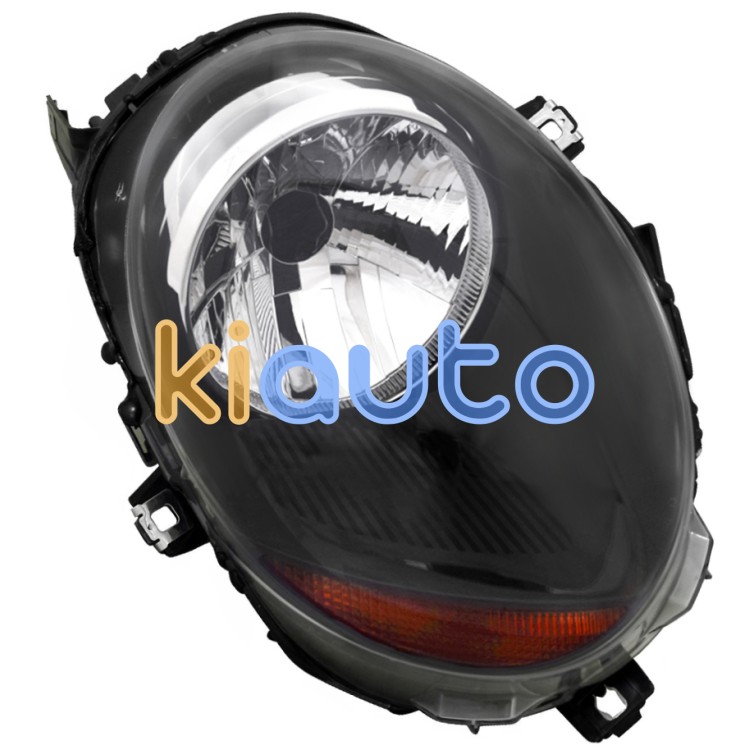 Phare avant mini cooper 2018-2021 fond noir / feu clignotant orange / droit OE 63117418864 / 7418864