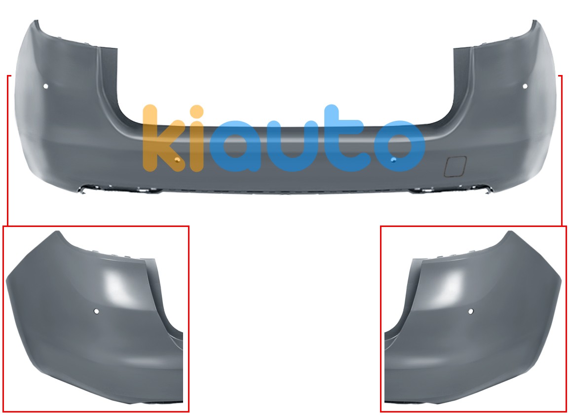 Pare-chocs opel astra k 2015-2019 arrière / break / avec 4 capteur / avec appret OE 39113369
