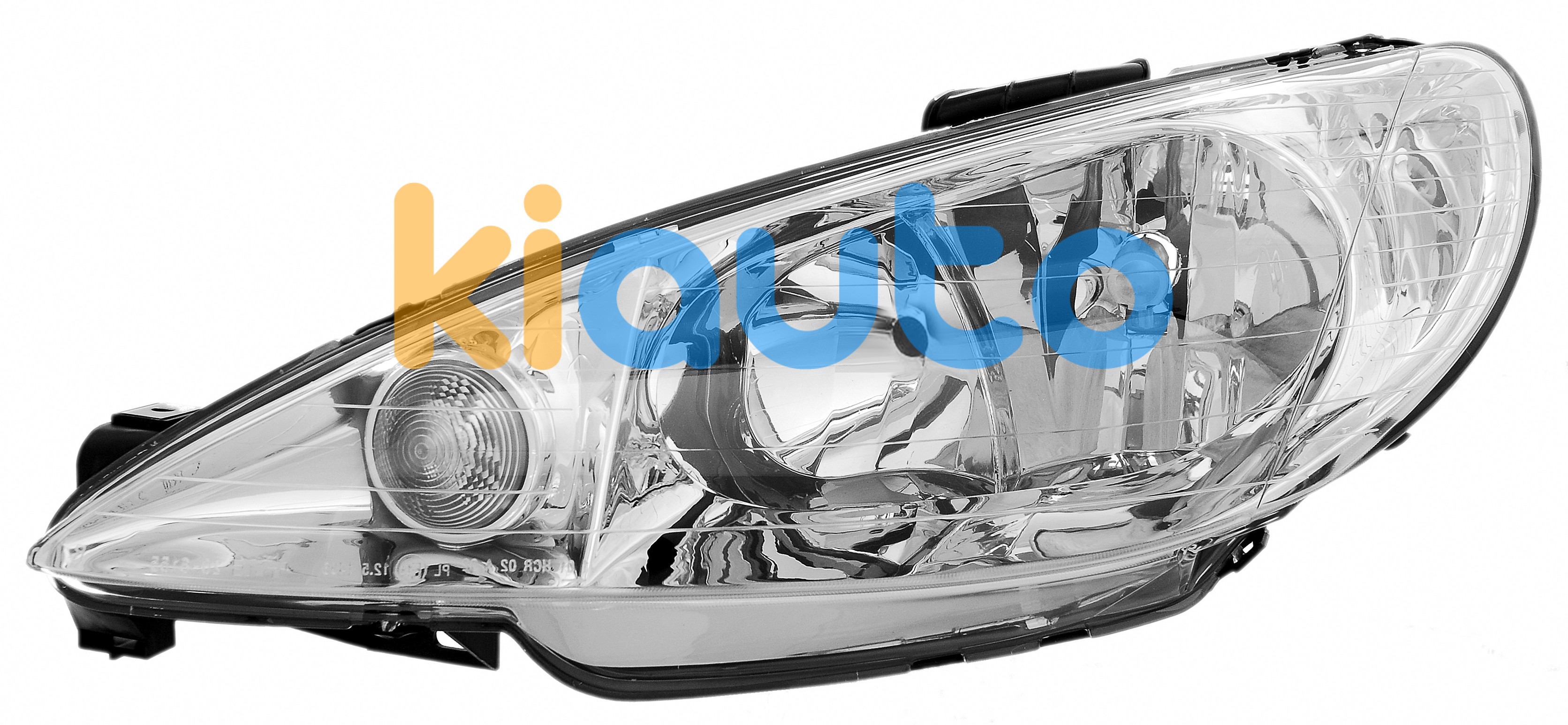 Phare avant peugeot 206 1998-2008 optique double / lampe h1+h7 / gauche OE 6208A0