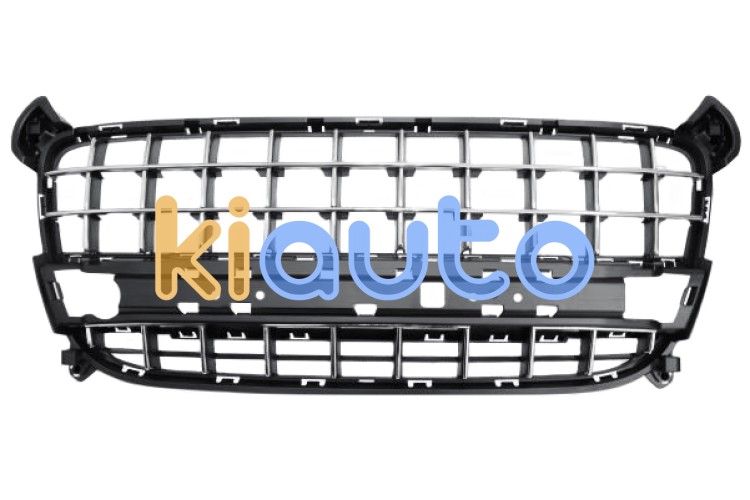 Grille De Pare-choc Avant Gauche Avec Trou Anti-brouillard Pour Peugeot 3008 (2009-2013) - Noir, Référence 745312