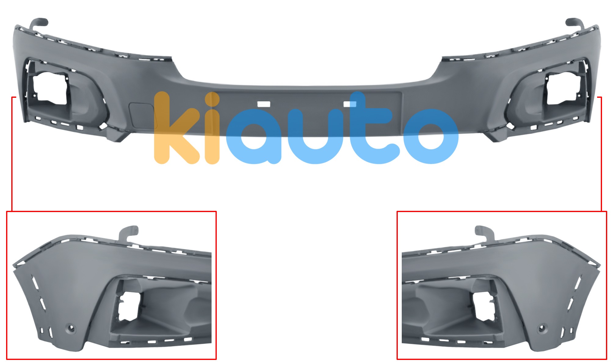 Pare-chocs peugeot rifter 2018-> avant / central / avec capteur / avec appret OE 1632655280