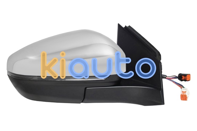 Rétroviseur citroen c5 aircross 2018-2022 éléctrique / chauffant / feu clignotant / rabattable éléctriquement / feu de sol / mémoire / side assist / avec sonde / chromé / droit OE 1635224180