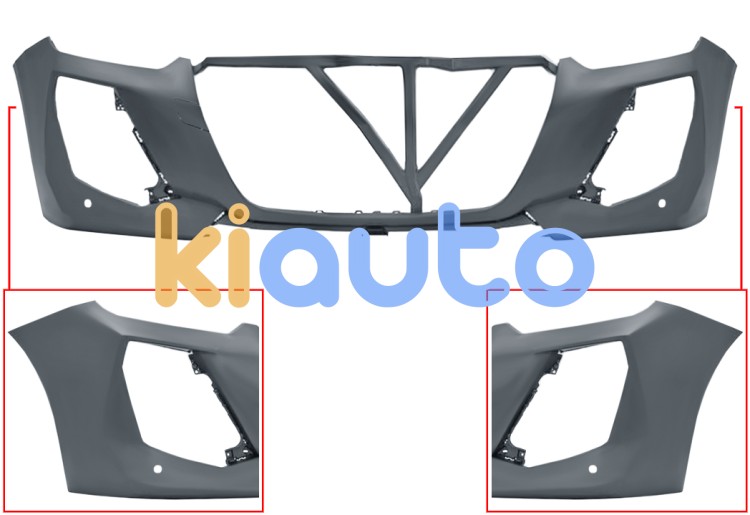 Pare-chocs peugeot 208 2023-> avant / avec 2 capteur / avec appret OE 169233141T
