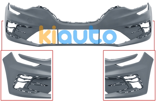 601984810R | Pare-chocs renault megane 2020-2023 avant / avec appret | Kiauto