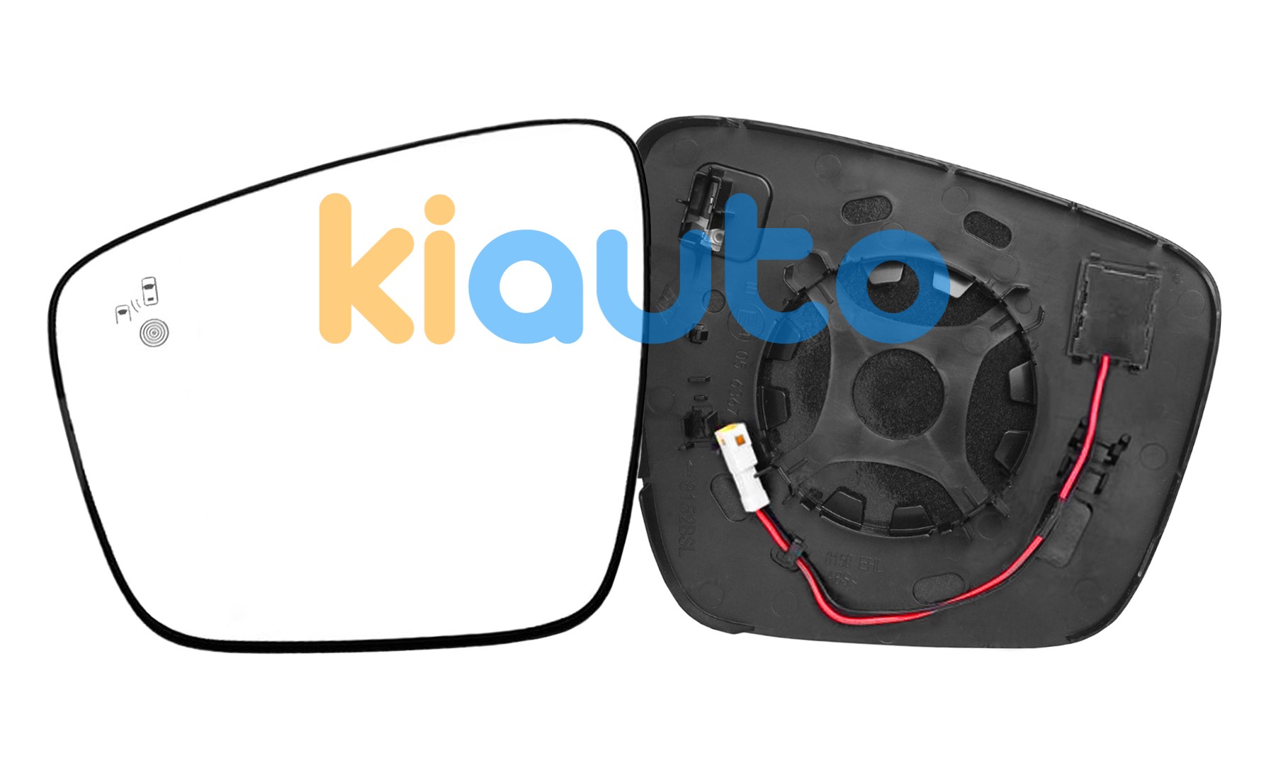 963662628R | Verre de rétroviseur RENAULT Express 2021-2025 Gauche Verre de rétroviseur renault express 2021-> avec support / chauffant / side assist / convexe / gauche OE 963662628R