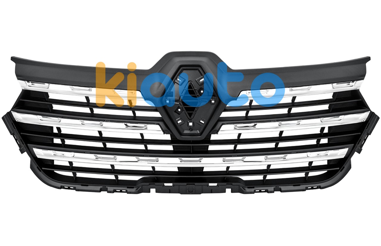 623107116R | 623107116R | Grille renault trafic 2021-> face avant / 5 moulures chromée