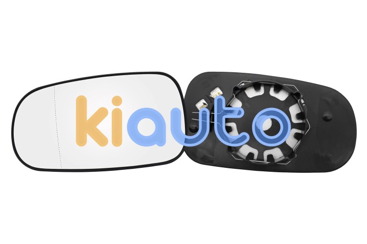Verre de rétroviseur saab 93 2002-2007 avec support / chauffant / asphérique / gauche OE 12795600 / 5512272 / 32019078